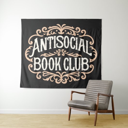 Tenture Club de livres antisociaux (En situation (horizontale))