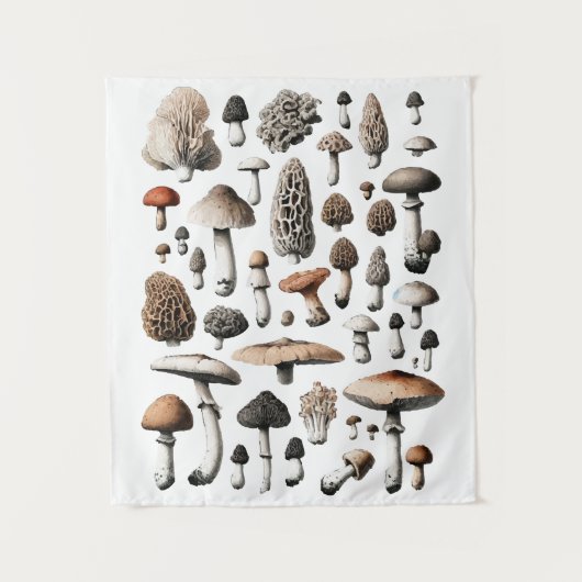 Tenture Cluster de champignons enchâssés (Devant)
