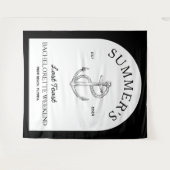 Tenture Coastal Classic Moderne Élégant Enterrement de Vie (Devant (Horizontal))