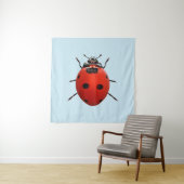 Tenture Coccinelle Chanceuse (En situation)
