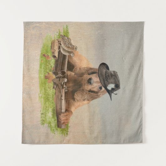 Tenture Cocker Spaniel (Devant (Horizontal))