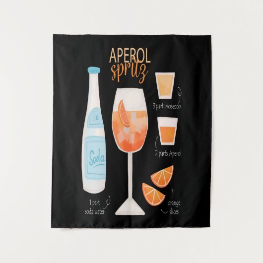 Tenture Cocktail Aperol Spritz (Devant)
