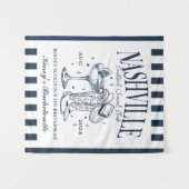 Tenture Cocktail sur mesure Nashville Bachelorette Rodeo (Devant (Horizontal))