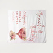 Tenture Cocktails Brunch & Bubbly Fête des mariées (Devant (Horizontal))