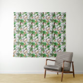 Tenture Cocotier Palm Tree Tropical Motif Design (En situation (horizontale))