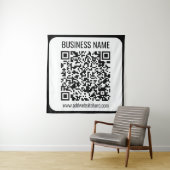 Tenture Code QR instantané (entrez l'URL de votre site Web (En situation)