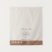 Tenture Code QR Logo de la boutique éphémère Tapis de tabl (Devant)