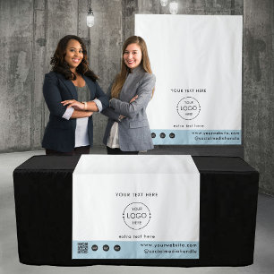 Tenture Code QR Logo de la boutique éphémère Tapis de tabl