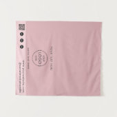 Tenture Code QR Logo de la boutique éphémère Tapis de tabl (Devant (Horizontal))
