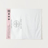 Tenture Code QR Logo de la boutique éphémère Tapis de tabl (Devant (Horizontal))