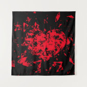 Tenture Coeur brisé (Devant)