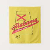 Tenture Coeur de Dixie en Alabama (Devant)