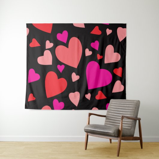 Tenture Coeur de papier décoratif 1 (En situation (horizontale))