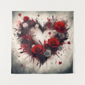 Tenture Coeur du Rose (Devant)