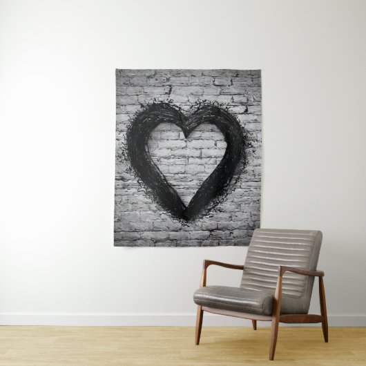 Tenture Coeur gauche, no 02 (En situation)