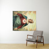 Tenture Cœur Immaculé Vierge Marie (En situation (horizontale))