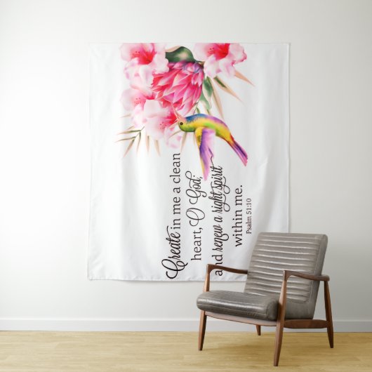 Tenture Coeur propre (En situation)