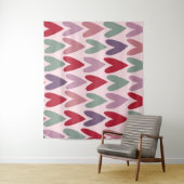 Tenture Coeurs 5 (En situation)