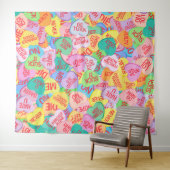 Tenture Coeurs de bonbons V. 2.0 (En situation (horizontale))