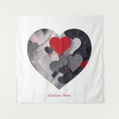 Tenture Coeurs enchantés (Devant)