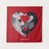 Tenture Coeurs enchantés (Devant)