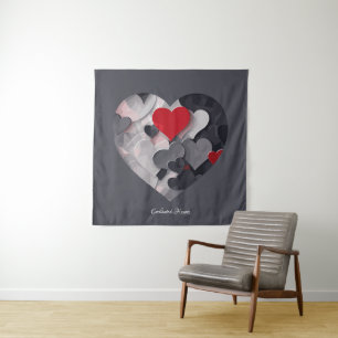 Tenture Coeurs enchantés