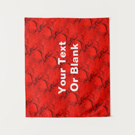 Tenture Coeurs sensibles (Devant)