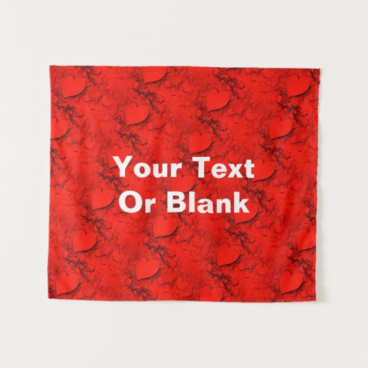 Tenture Coeurs sensibles (Devant (Horizontal))