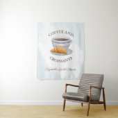 Tenture Coffee and Croissants Bridal Shower (En situation)