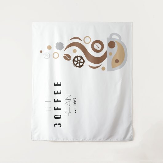 Tenture Coffee Bean Technology Science Show Contexte (Devant)