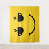Tenture Coffee Cup Smile (Devant)