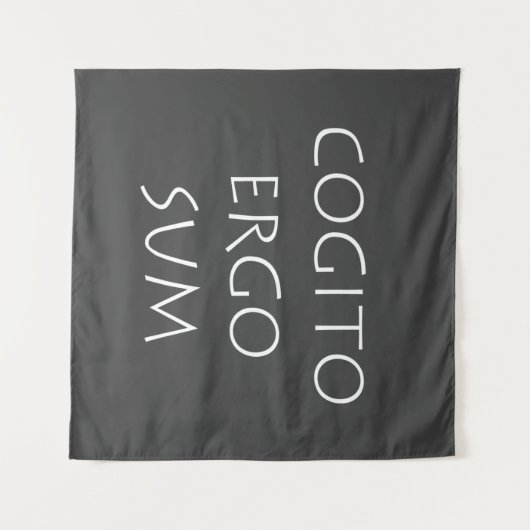 Tenture Cogito (Devant (Horizontal))