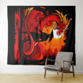 Tenture Colère des Guerriers (En situation (horizontale))