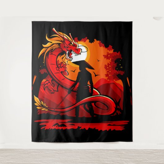 Tenture Colère des Guerriers (Devant)