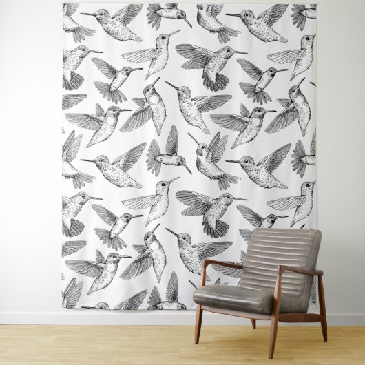 Tenture Colibri (En situation)