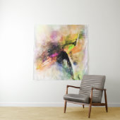 Tenture Colibri d'aquarelle (En situation (horizontale))