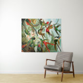 Tenture Colibris par Ernst Haeckel (En situation (horizontale))