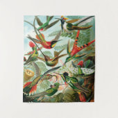 Tenture Colibris par Ernst Haeckel (Devant)