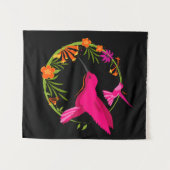 Tenture Colibris tropicaux colorés (Devant (Horizontal))