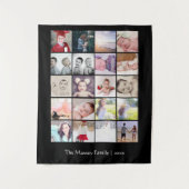 Tenture Collage de 20 Modèles photo personnalisé (Devant)