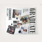 Tenture Collage de couverture de magazine tendance pour un (Devant (Horizontal))