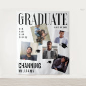 Tenture Collage de couverture de magazine tendance pour un (Devant)