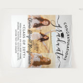 Tenture Collage de photos de remise de diplôme 3 Grand fon (Devant (Horizontal))