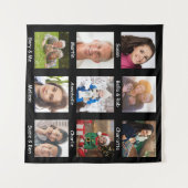 Tenture Collage de photos | Nom Memory Aid For Dementia (Devant (Horizontal))