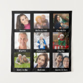 Tenture Collage de photos | Nom Memory Aid For Dementia (Devant)