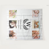 Tenture Collage de photos personnalisées pour réunion de f (Devant (Horizontal))