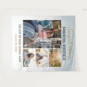 Tenture Collage de photos pour les diplômés Contexte de la (Devant (Horizontal))