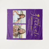 Tenture Collage de photos Stand de remise de diplômes Fond (Devant (Horizontal))