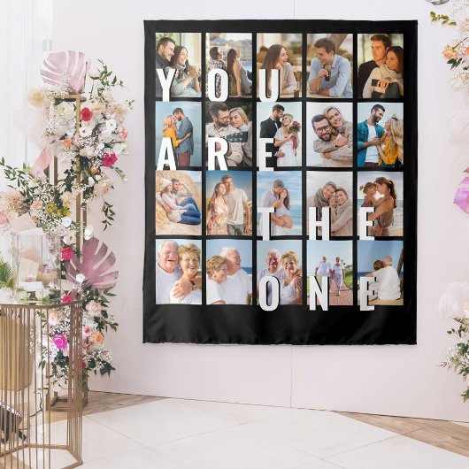 Tenture Collage de photos Vous êtes celui qu'il me faut Fo