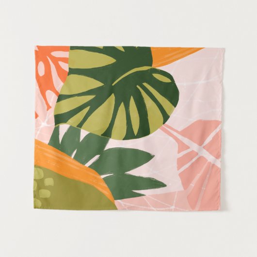 Tenture Collage Jungle I (Devant (Horizontal))